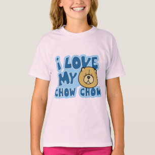 I Liebe der Wecker-T - Shirt meines Chow-Chow