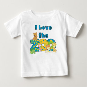I Liebe der Zoo Baby T-shirt