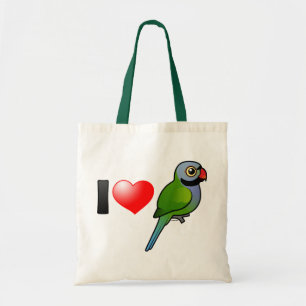 I Liebe Derbyan Parakeets Tragetasche
