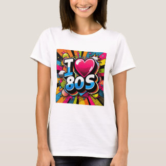 i Liebe des 80er-Retro-Designs T-Shirt