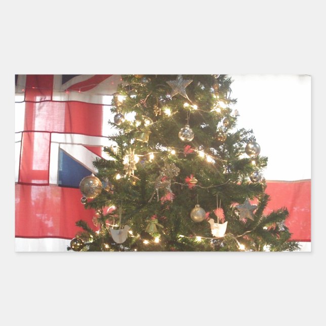 I Liebe des britischen Holiday Special Event Ar Rechteckiger Aufkleber (Vorderseite)