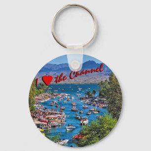 I Liebe des Channel-Schlüsselanhängers Schlüsselanhänger