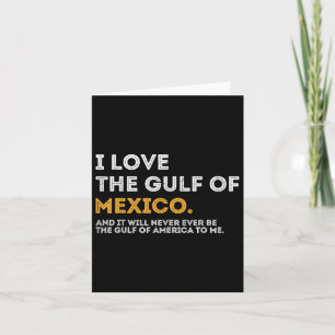I Liebe des Golfs von Mexiko Golf von Amerika Juli Karte