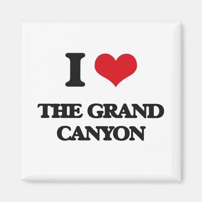 I Liebe des Grand Canyon Magnet (Vorne)