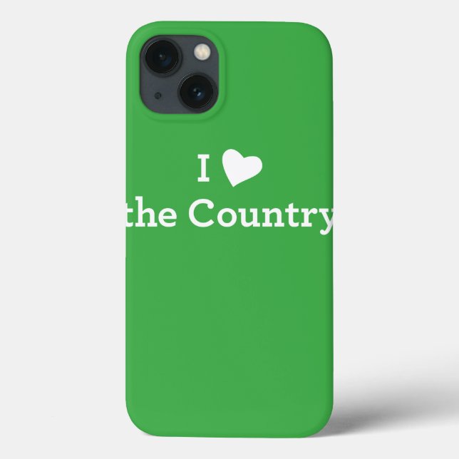 I Liebe des Landes Case-Mate iPhone Hülle (Rückseite)
