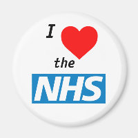 I Liebe des NHS Magnet für Kühlschränke und Gefrie