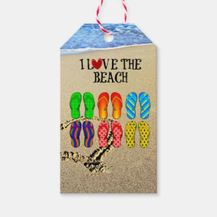 I Liebe des Strandes Geschenkanhänger