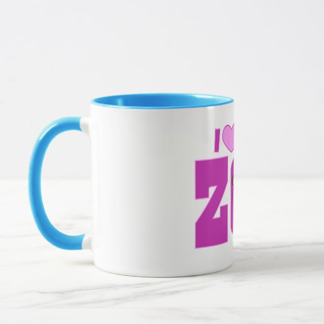 I Liebe des Zoos Tasse (Links)