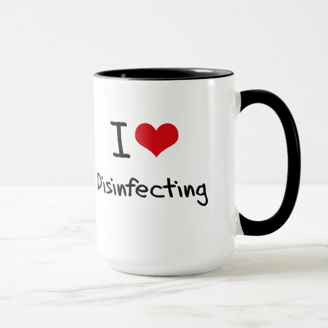 I Liebe-Desinfizierung Tasse (Rechts)