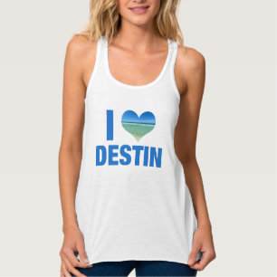I Liebe Destin Florida Beach Tank Top