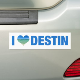 I Liebe Destin Florida Niedlich Beach Autoaufkleber