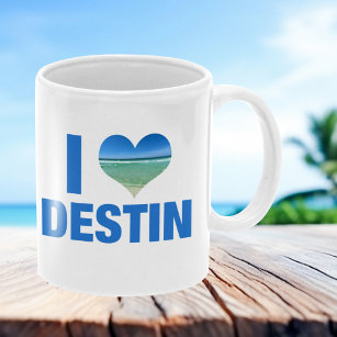 I Liebe Destin Florida Niedlich Beach Fotografie Kaffeetasse
