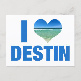 I Liebe Destin Florida Niedlich Beach Postkarte