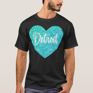 I Liebe Detroit Michigan USA Herz T-Shirt