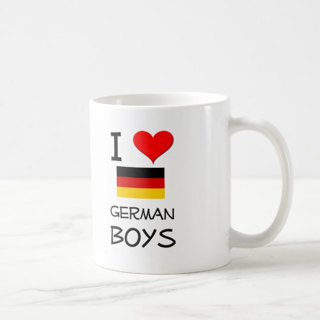 I Liebe-Deutsch-Jungen Tasse (Rechts)