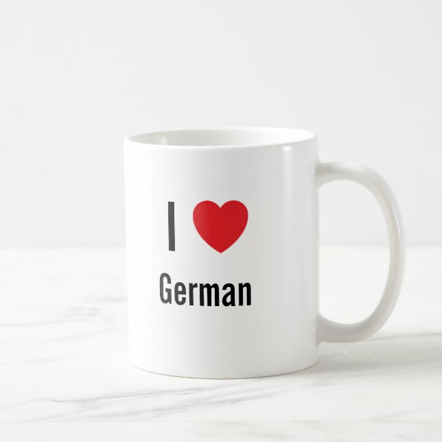 I Liebe Deutsch Tasse (Rechts)