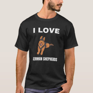 I Liebe Deutscher Hirten T-Shirt
