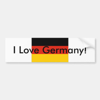 I Liebe Deutschland! Autoaufkleber