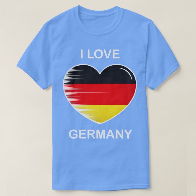 I Liebe Deutschland Meine Zuhause Mein Land 9 T-Shirt (Design vorne)