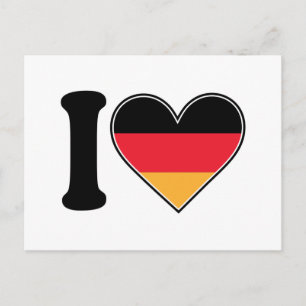 I Liebe Deutschland Postkarte