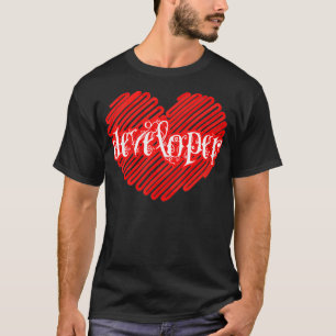 I Liebe Developer Heart T-Shirt