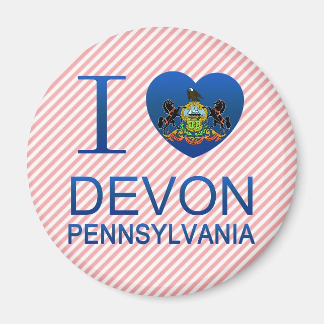 I Liebe Devon, PA Magnet (Vorne)