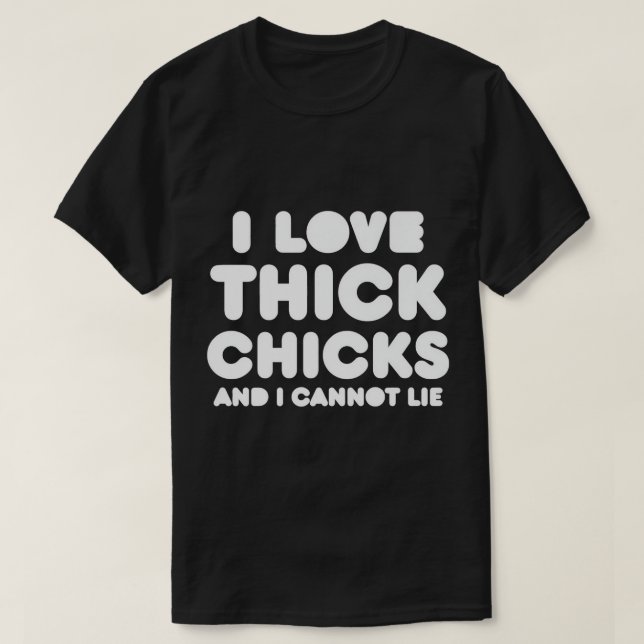 I Liebe dick Chicks BBW Lovers Tshirt (Design vorne)