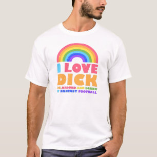 I Liebe Dicking around Fantasy Football Draft P T-Shirt