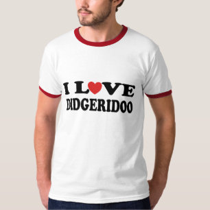 I Liebe Didgeridoo Didjeridu T - Shirt