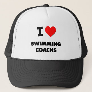 I Liebe, die Coachs schwimmt Truckerkappe