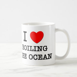 I Liebe, die den Ozean kocht Kaffeetasse