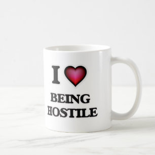 I Liebe, die feindlich ist Tasse