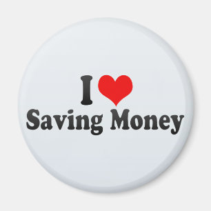 I Liebe, die Geld rettet Magnet