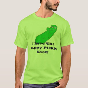 I Liebe die glückliche Essiggurken-Show T-Shirt