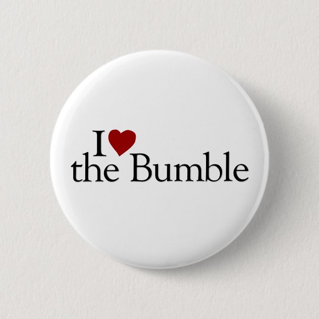 I Liebe die Hummel Button (Vorderseite)