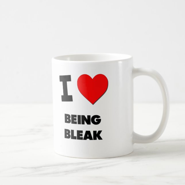 I Liebe, die kahl ist Kaffeetasse (Rechts)