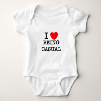I Liebe, die lässig ist Baby Strampler