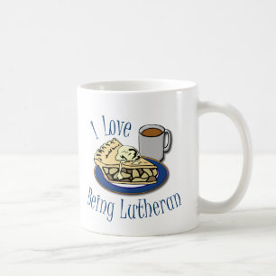 I Liebe, die lutherische lustige Kirche ist Kaffeetasse