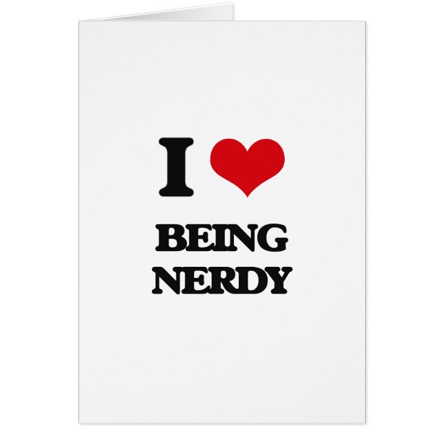 I Liebe, die Nerdy ist (Vorne)