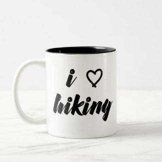 I Liebe, die Tasse wandert