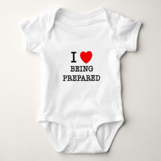 I Liebe, die vorbereitet wird Baby Strampler