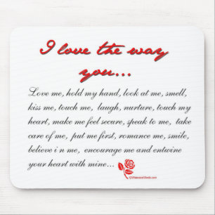 I LIEBE DIE WEISE SIE… MOUSEPAD