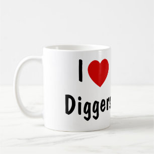I Liebe Digger Kaffeetasse