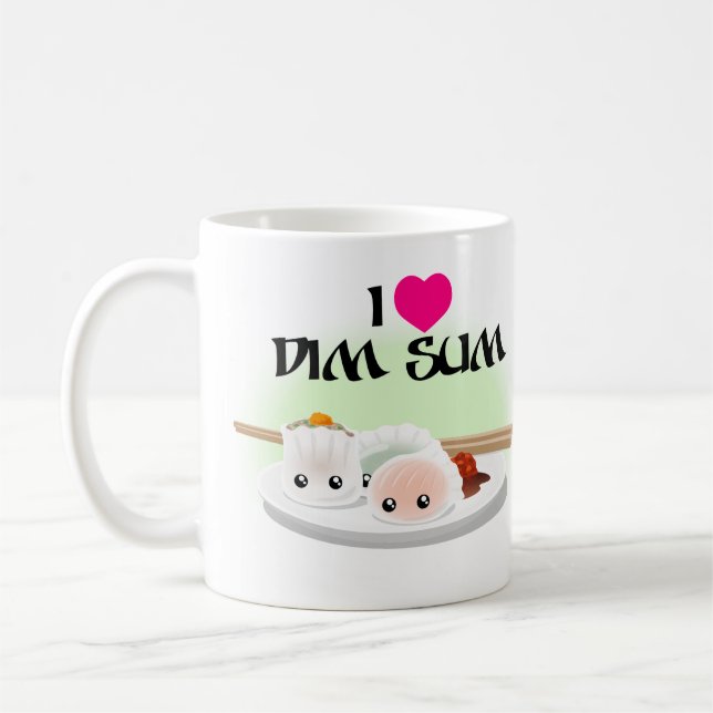 I Liebe Dim Sum Kaffee Tasse (Links)