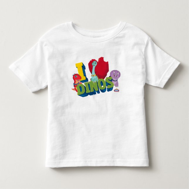 I Liebe Dinos | Dino Ranch Kleinkind T-shirt (Vorderseite)