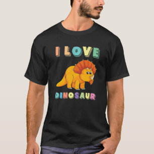 I Liebe Dinosaur Dinosaurier Dino Triceratops T-Shirt