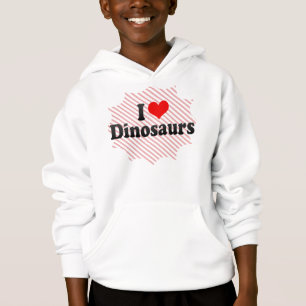 I Liebe-Dinosaurier Hoodie