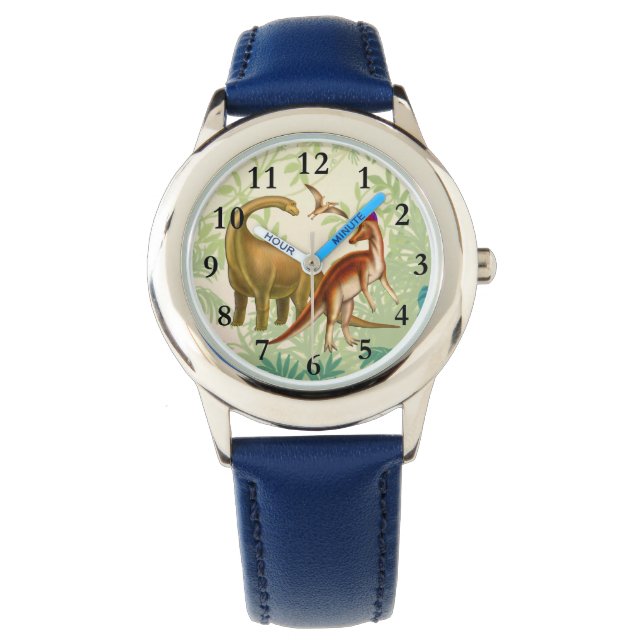 I Liebe Dinosaurier Kids Watch Armbanduhr (Vorderseite)