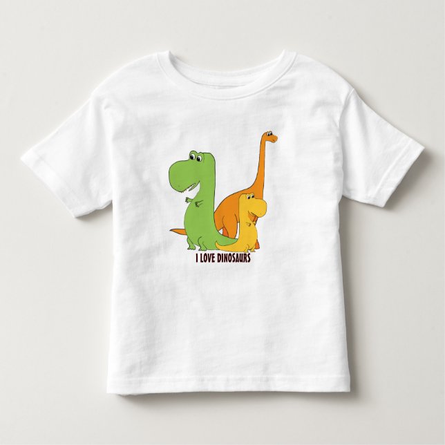 I Liebe Dinosaurier - Trio des Niedlichen T - Shir Kleinkind T-shirt (Vorderseite)