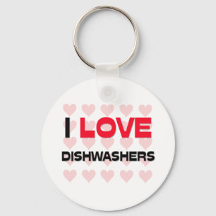 I LIEBE DISHWASHERS SCHLÜSSELANHÄNGER